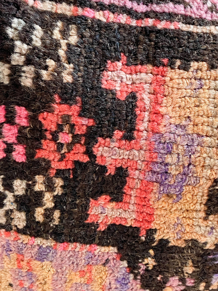 Handmade traditional Turkish oushak pillow cover made with vintage rugs 16x24 scandanavian eclectic boho decor