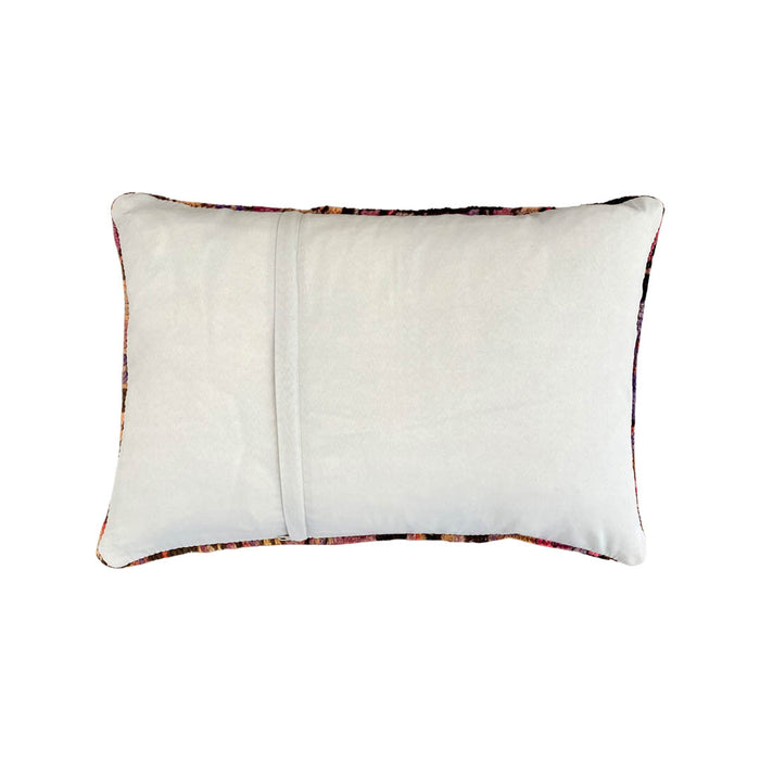 Handmade traditional Turkish oushak pillow cover made with vintage rugs 16x24 scandanavian eclectic boho decor