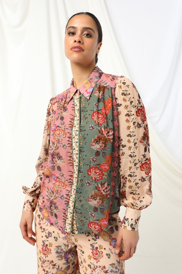 Womens Genevieve Blouse Multicolor 605ka043