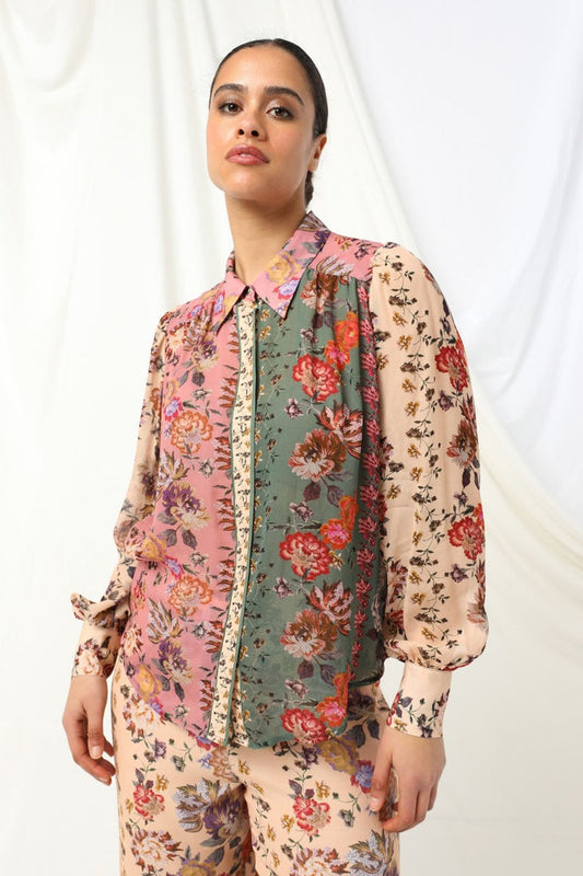 Womens Genevieve Blouse Multicolor 605ka043