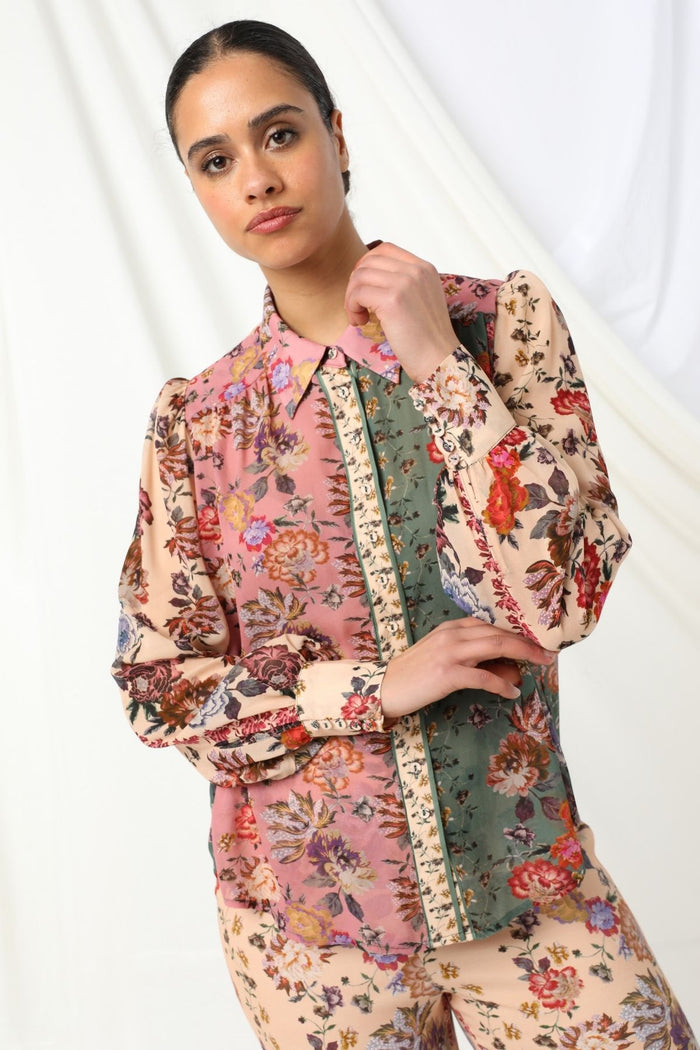Womens Genevieve Blouse Multicolor 605ka043