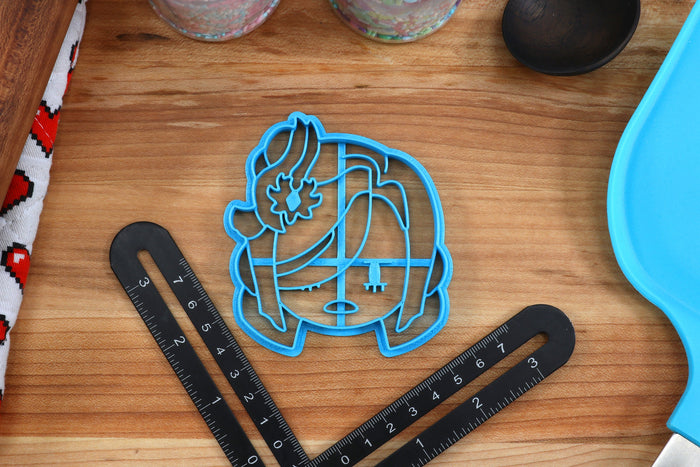 Genshin Impact Cookie Cutters Chibi Faces Set 10 - Arataki Itto, Kamisato Ayaka, Kujou Sara, Raiden Shogun, Shenhe