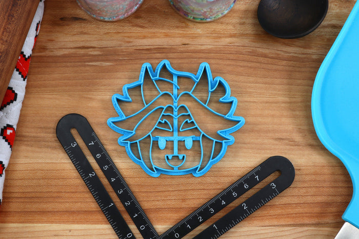 Genshin Impact Cookie Cutters Chibi Faces Set 10 - Arataki Itto, Kamisato Ayaka, Kujou Sara, Raiden Shogun, Shenhe