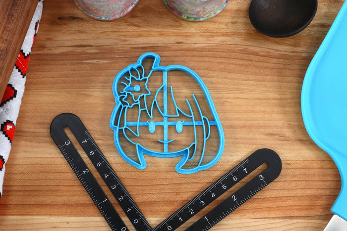 Genshin Impact Cookie Cutters Chibi Faces Set 10 - Arataki Itto, Kamisato Ayaka, Kujou Sara, Raiden Shogun, Shenhe