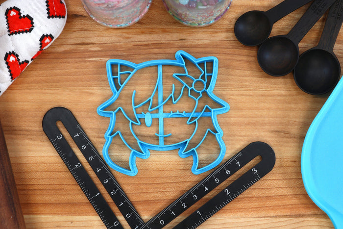 Genshin Impact Cookie Cutters Chibi Faces Set 7 - Beidou, Keqing, Fischl, Bennerr, Lisa