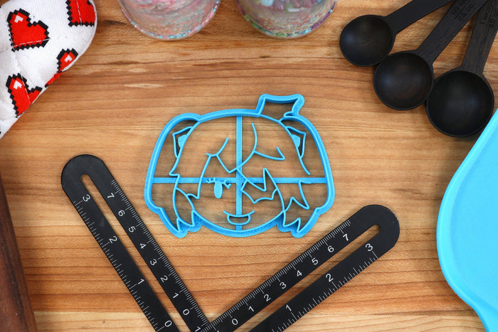 Genshin Impact Cookie Cutters Chibi Faces Set 7 - Beidou, Keqing, Fischl, Bennerr, Lisa