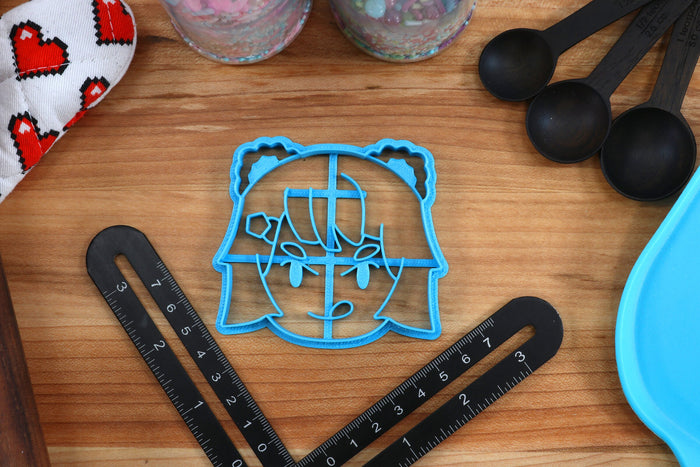 Genshin Impact Cookie Cutters Chibi Faces Set 8 - Eula, Xiangling, Xinyan, Yanfei, Kaedehara Kazuha