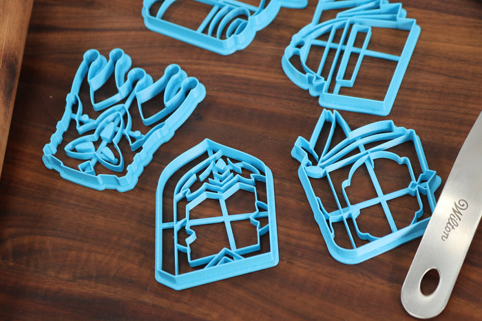 Genshin Impact Items Cookie Cutters Set 2 - Crown of Insight, Philosophies Book, Philosophies Pamphlet, Philosophies Scroll