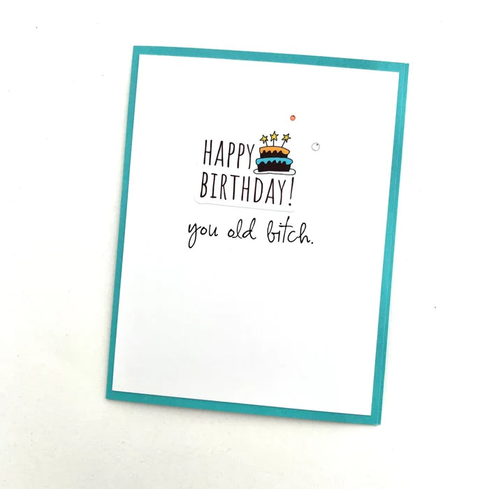 Getting Old / Over The Hill Cards - Muddy Mouth
