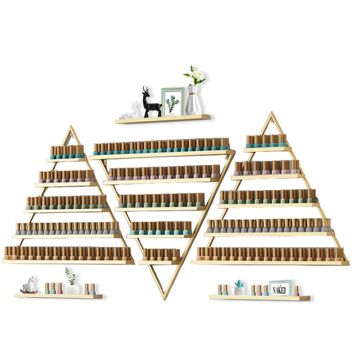 Glam Shelf Polish Display | 3pc set | Gold