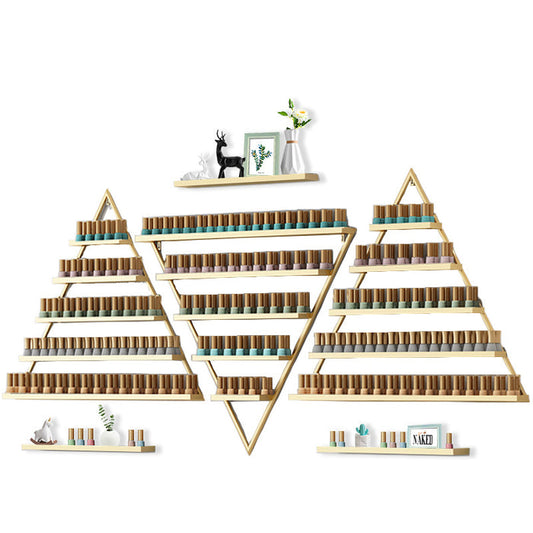 Glam Shelf Polish Display | 3pc set | Gold