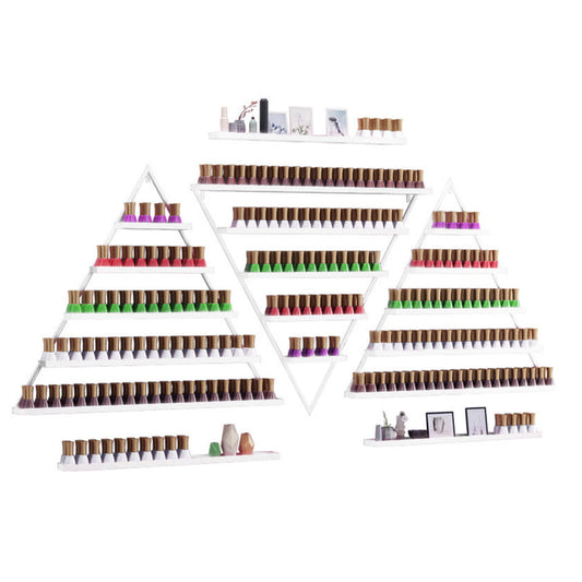 Glam Shelf Polish Display | 3pc set | White