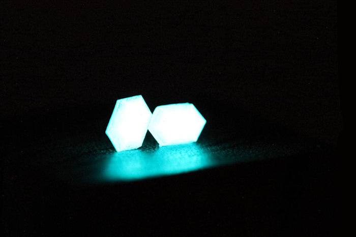 Zelda Earrings Glowing Rupee -Stainless Steel Stud- Legend of Zelda Breathe of the Wild - Nintendo/Zelda Gift