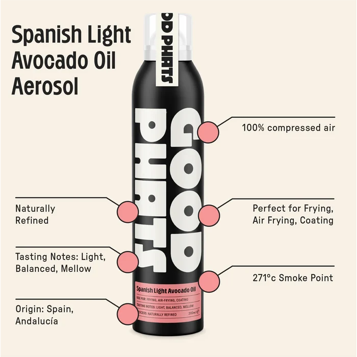 Good Phats Spanish Light Avocado Oil Aerosol 200ml