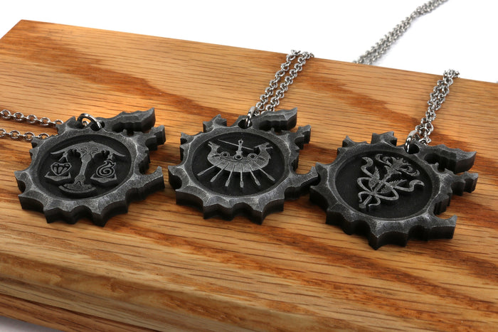 FFXIV Grand Company Charm Necklace -The Order of the Twin Adder- The Maelstrom - The Immortal Flames - FF14 Final Fantasy 14