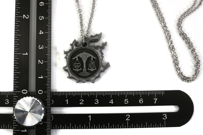 FFXIV Grand Company Charm Necklace -The Order of the Twin Adder- The Maelstrom - The Immortal Flames - FF14 Final Fantasy 14