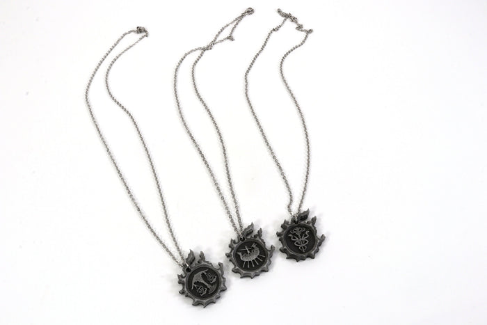 FFXIV Grand Company Charm Necklace -The Order of the Twin Adder- The Maelstrom - The Immortal Flames - FF14 Final Fantasy 14