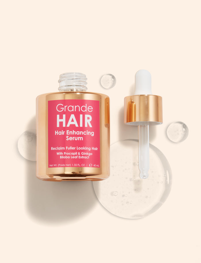 40 mL | GrandeHAIR Hair Enhancing Serum - Made with a nutrient-rich blend of peptides, vitamins botanical extracts for the appearance of thicker, healthier looking hair in just 8 weeks.