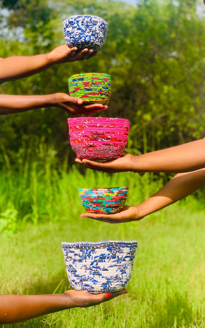 Green Chitenge Cheer Bowls