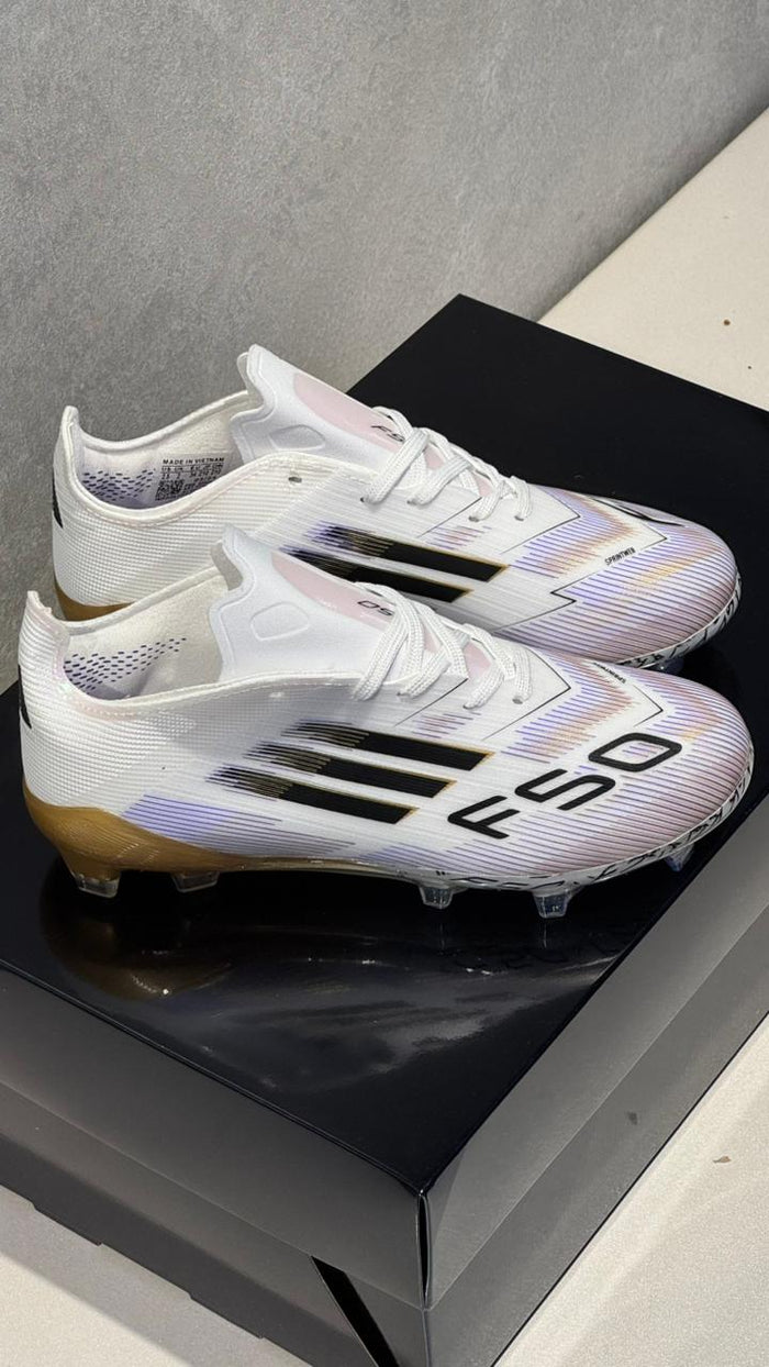 ADIDAS GUAYO F50 NIÑO DORADO