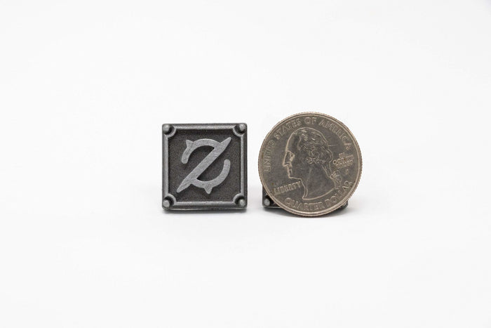 Gunbreaker FFXIV Cufflinks Metal Resin - GNB Final Fantasy XIV (FF14) - Soul Crystal - LootCaveCo