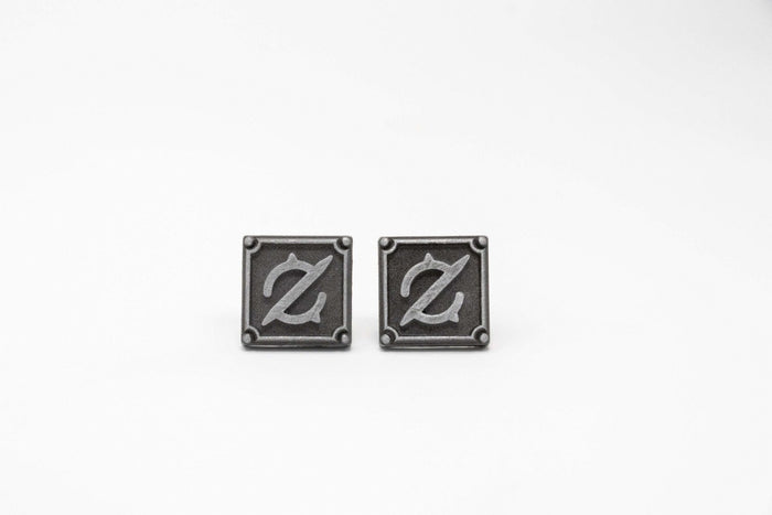 Gunbreaker FFXIV Cufflinks Metal Resin - GNB Final Fantasy XIV (FF14) - Soul Crystal - LootCaveCo