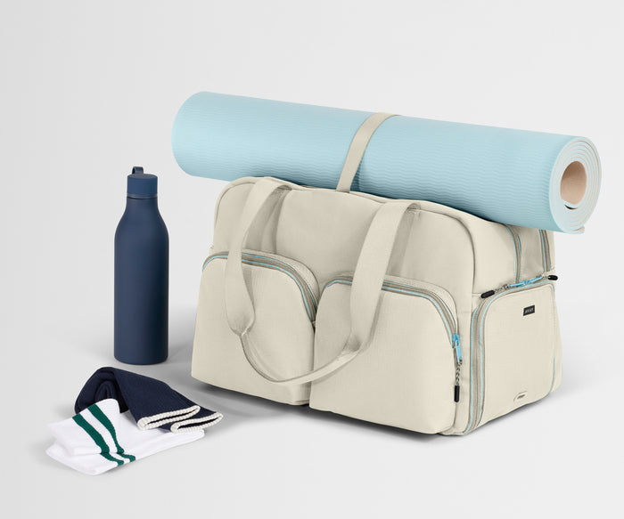 Gym Bag in Salt White