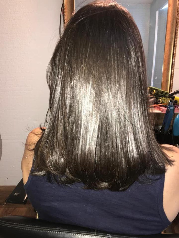 Hair Volume Reducer R-BTX40 Ranbass - 1L / 33.8fl oz (LARGE) - Hair with shine, nutrition, repair, softness and frizz control.