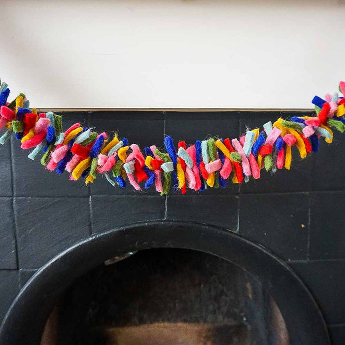 Hand Felted Confetti Garland &Keep