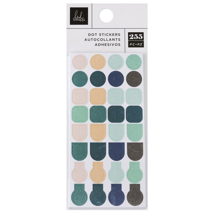 Heidi Swapp - Dot Stickers - 255/Pkg - Set Sail. Available at Embellish Away located in Bowmanville Ontario Canada.