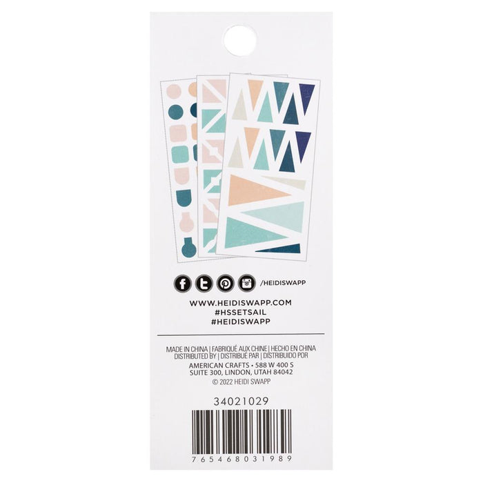 Heidi Swapp - Dot Stickers - 255/Pkg - Set Sail. Available at Embellish Away located in Bowmanville Ontario Canada.