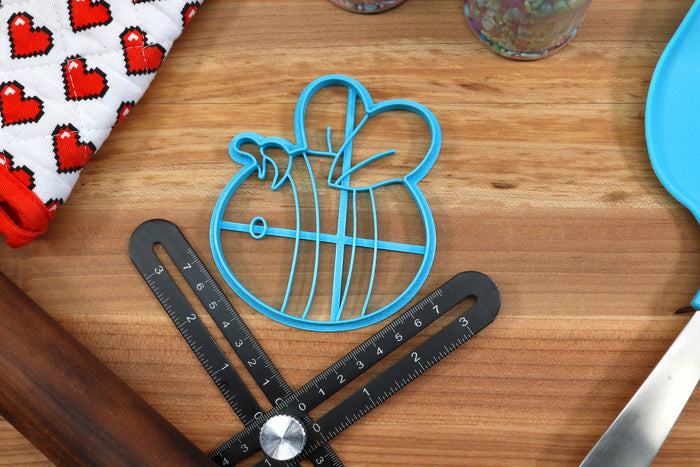 Honey Bee Cookie Cutters - Honeycomb, Beehive, Honey, Honeybee - Honeybee Gift Idea