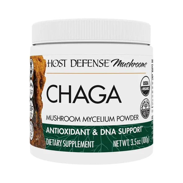 Host Defense Chaga 3.5 oz Mushroom Mycellium Powder