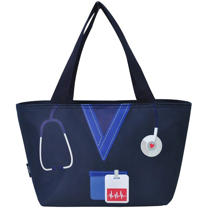 NURSE LUNCH BAG, LUNCH BAG FOR NURSES, LARGE NURSE BAG, LARGE ON THE GO NURSE BAG, NAVY LUNCH BAG, COLLEGE LUNCH BAG, STUDENT LUNCH BAG, NURSE LOVER BAG,