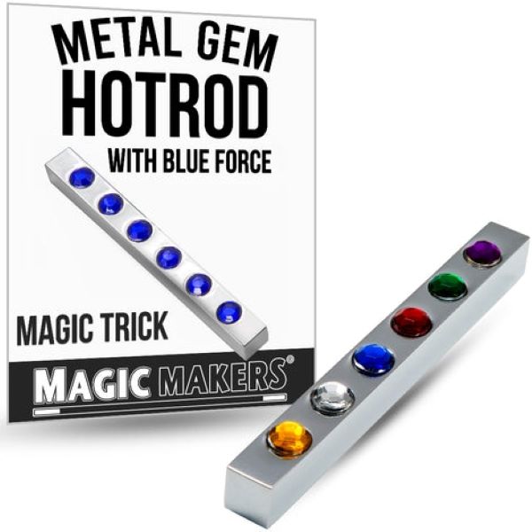 Hotrod - Silver - Make The Magic Gems Vanish and Change With This Magic Metal Prop - Hot Rod