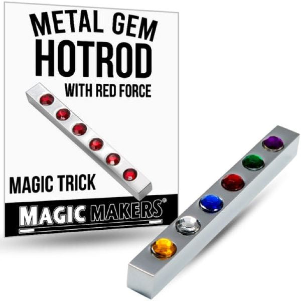Hotrod - Silver - Make The Magic Gems Vanish and Change With This Magic Metal Prop - Hot Rod