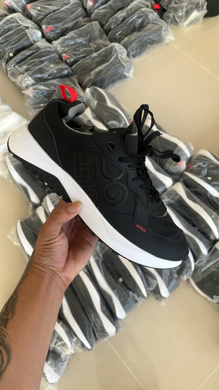 HUGO BOSS NEGRO BLANCO ROJO CLASICO