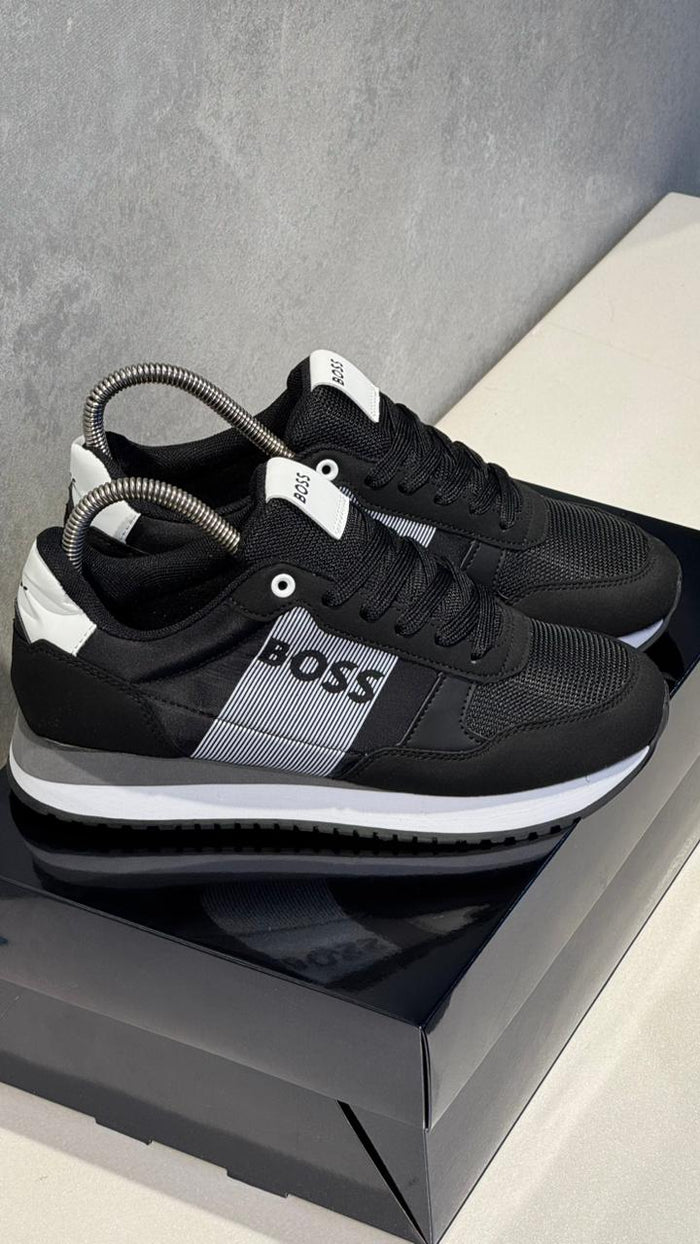 HUGO BOSS NEGRO RAYAS BLANCA