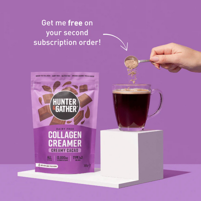 Hunter & Gather Collagen Creamer Cacao 300g