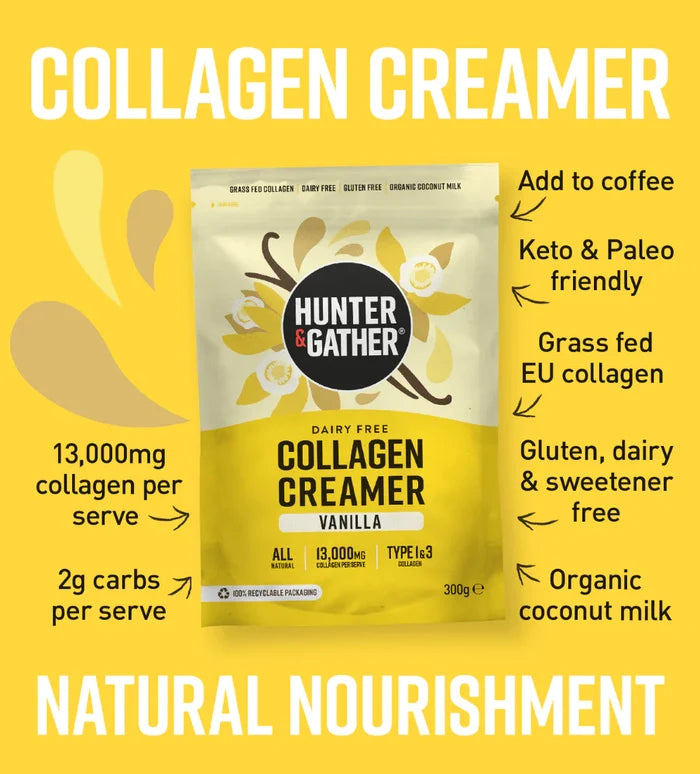 Hunter & Gather Collagen Creamer Vanilla 300g
