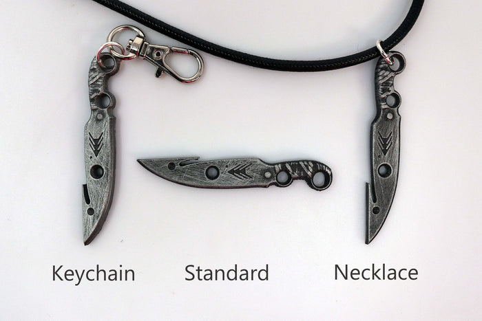 Destiny 2 Hunter Knife Keychain/Necklace for Destiny Cosplay - LootCaveCo