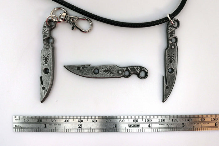 Destiny 2 Hunter Knife Keychain/Necklace for Destiny Cosplay - LootCaveCo