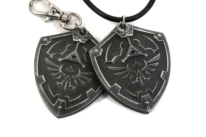Zelda Hylian Shield Legend of Zelda Breath of the Wild Necklace - Nintendo/Zelda Gift