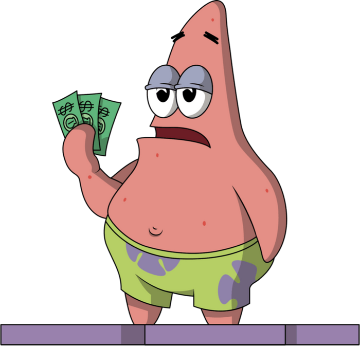 Spongebob - I have 3 dollars Figure