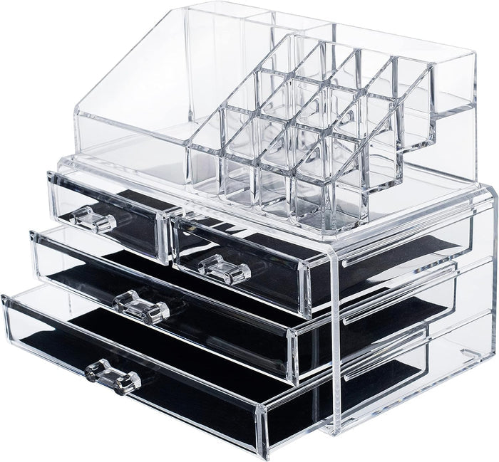 i-Spa Glam Multi Storage Display | CLEAR