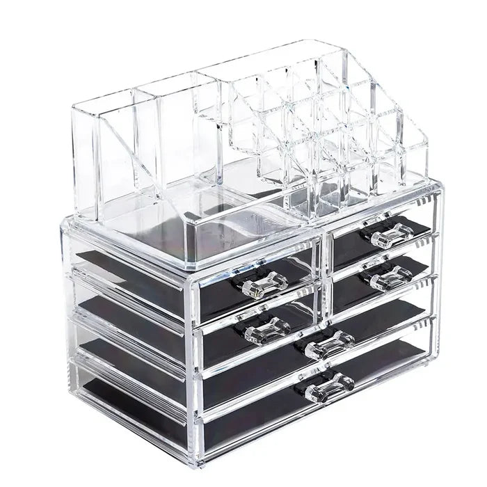 i-Spa Glam Multi Storage Display | CLEAR
