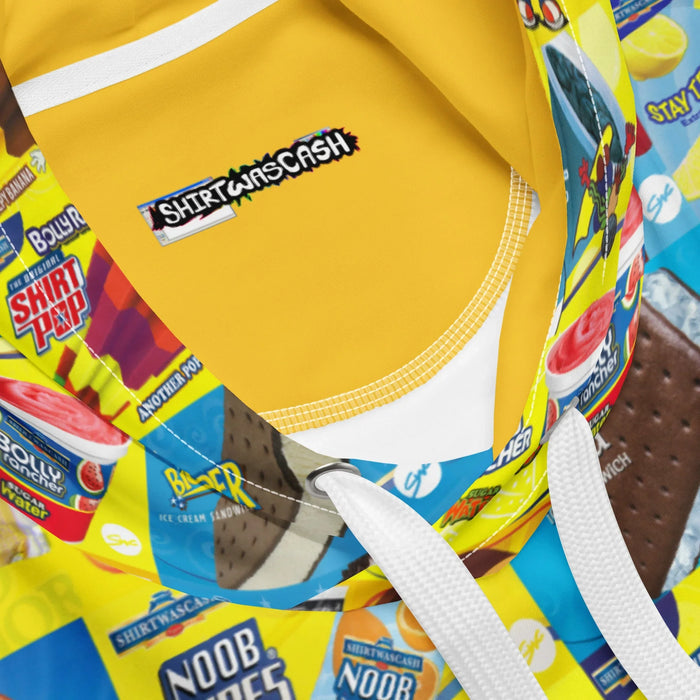 Ice Cream Hoodie in Nostalgic Summer Yellow. OEKO-TEX® 100, REACH Compliant, GRS Certified.