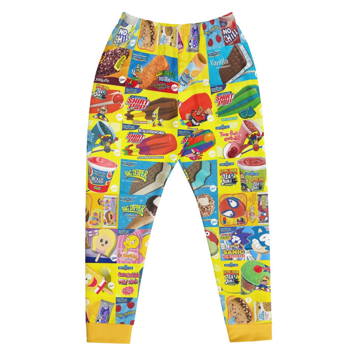 Set against an Electric Lemonade yellow backdrop, this chaotic sticker-bomb pattern features distorted pop culture caricatures disguised as popsicles (think "Sanic" and melting sponges). Contact us with accessibility feedback, we'd love to help!
