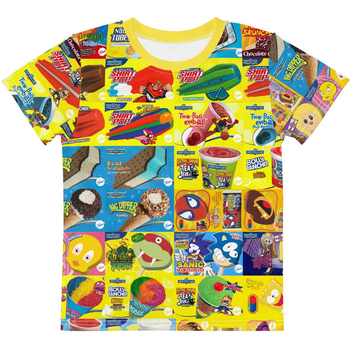 Ice Cream Kid's Tee in Electric Summer Lemonade. CPSIA Compliant, OEKO-TEX® 100, REACH Compliant.