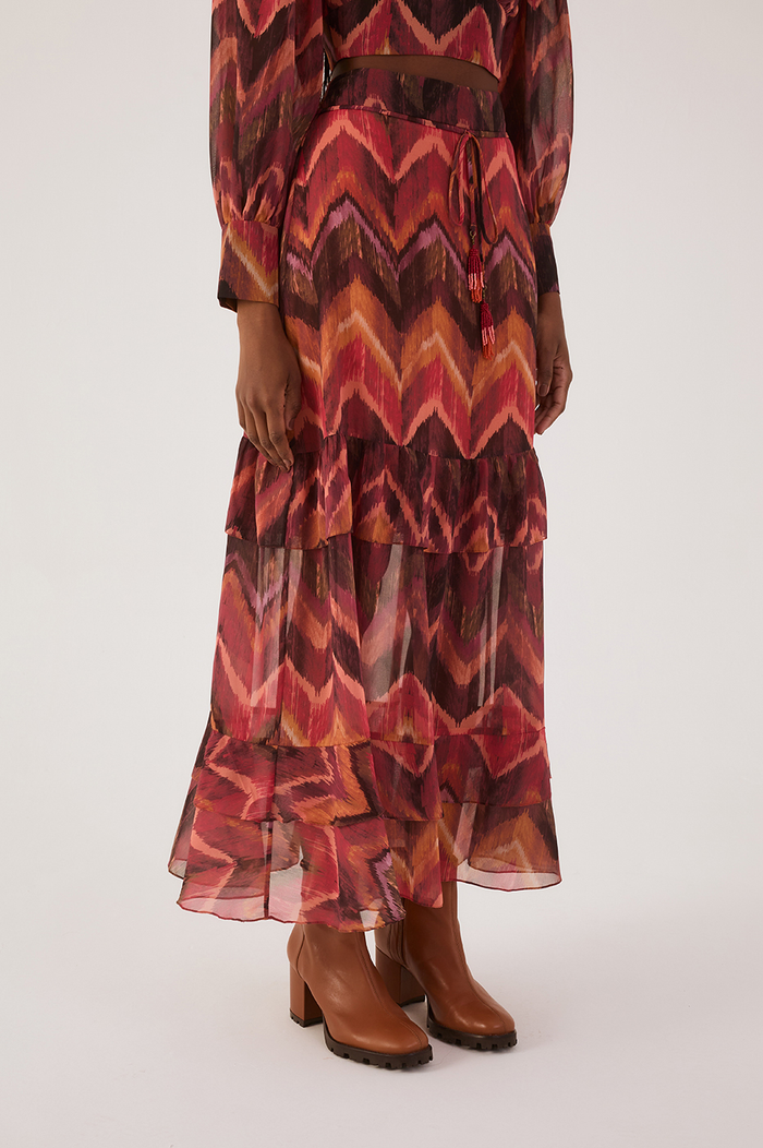 Ikat Print Maxi Skirt_4